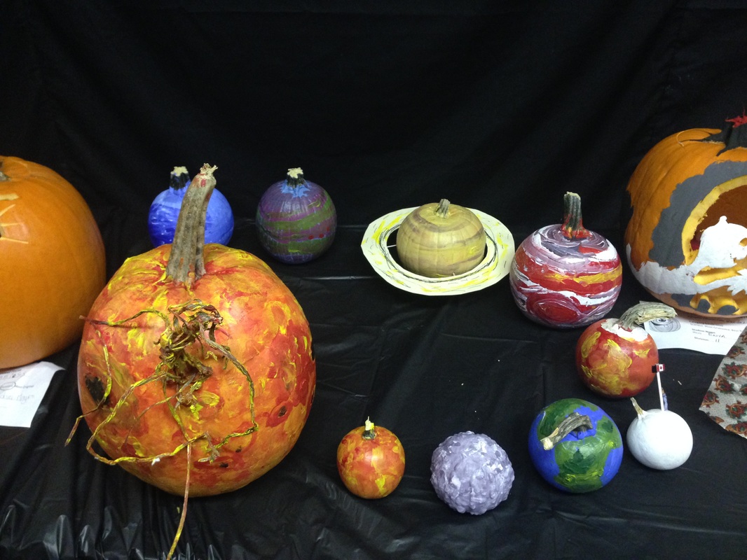 solar system pumpkin carving